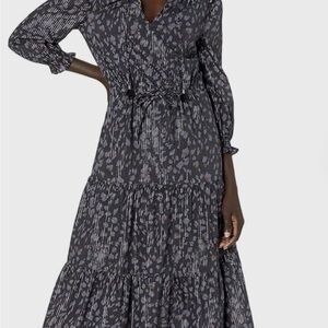 Paige Kaylynn Cotton Blend Midi Dress
